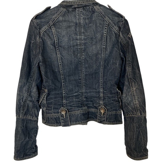 Vintage Y2K Parasuco Medium Wash Denim Jean Jacket Medium - Picture 5 of 8